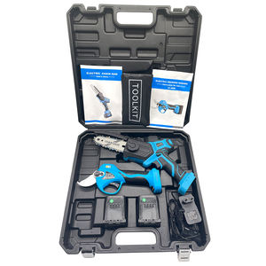 2 In 1 Tuin Boomgaard Boerderij Gereedschap Sets Lithium Batterij Draadloze Elektrische Kettingzagen + Snoeischaar - Product Image 1