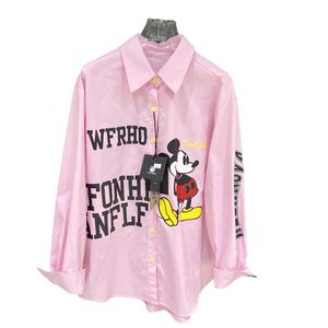 Estilo reductor de edad lindo patrón de letras de dibujos animados de gran tamaño High Street trece líneas primavera nueva <span class=keywords><strong>moda</strong></span> Casual Oficina largo T5304 - Product Image 2