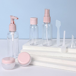 Travel Bottle Transparent Bottle Body PET <b>Spray</b> Compactempty Bottle Can Be Packaged Separately <b>Sunscreen</b> Lotion,face Cream - Product Image 4