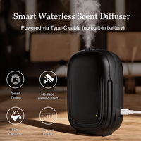 Difusor de Aromas para Habitaciones Pequeñas, 150 ml, PP, Pantalla OLED, Montaje en Pared, de Sobremesa, Atomización de Doble Líquido, 35 dB