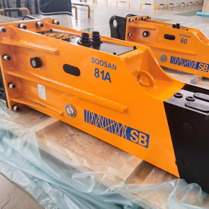 Martillo hidráulico tipo caja Soosan SB81A, producto de cuerpo principal, garantía de un año, suministro directo de fábrica, características estándar incluidas - Product Image 1