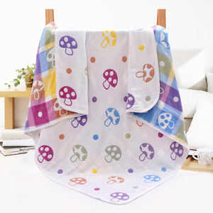 بطانية شاش للأطفال, بطانية مطرزة مقاس 43 × 43 بوصات ، لحاف سرير للأطفال ، مقاس 100% قطن من الموسلين ، بطانية مكونة من 6 طبقات - Product Image 3