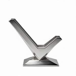 Precision Custom CNC Machining Service <b>Brushed</b> Metal Business Card Holder Ideal For Card Display And Storage - Product Image 6