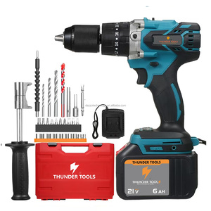 Máy khoan búa điện không chổi than 21V 200Nm 2150 vòng/phút, tua vít không dây, pin 6000mAh, máy khoan tua vít điện mini - Product Image 2