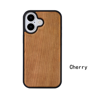Étui de téléphone portable en bois de noyer en gros d'usine, étui écologique en bois pour iPhone 17 Pro 16 15, étui de téléphone portable en bois