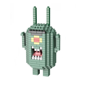 LNO Del Fumetto Micro Blocchi di Costruzione <span class=keywords><strong>Patrick</strong></span> Stella Squidward Gary Diamante SpongeBobed Mini Brick Figrues Giocattoli - Product Image 6