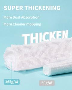 Heavy Duty Disposable Eco-Friendly Flat <b>Mop</b> Head High Absorption Extensible <b>Handle</b> for Cleaning Floors Efficient Pet Hair - Product Image 2