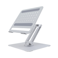 Support vertical pliable réglable MK871 pour ordinateur portable de 10 à 17 pouces, support de bureau pour tablette et ordinateur portable