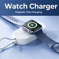 Chargeur magnétique rapide 2,5 W pour montre, batterie portable sans fil 1200 mAh, chargeur de voyage Type-C pour Apple Watch 11/10/9