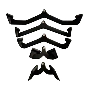 Thép và ABS nhà phòng tập thể dục thể dục chèo thuyền ròng rọc cáp file đính kèm bicep Curl tricep Lat kéo xuống thanh trở lại xử lý Grips - Product Image 4