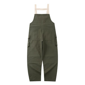 Pantalones Casuales de Trabajo para Hombre, Cintura Media, Estilo Vintage Americano, Bolsillos Grandes, Corte Recto, Tejido Grueso, Servicio OEM Disponible - Product Image 5