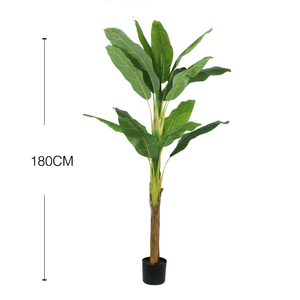 Prodotti Bonsai all'ingrosso grandi banane in vetroresina artificiali palme per interni verdi compleanni pasqua - Product Image 3