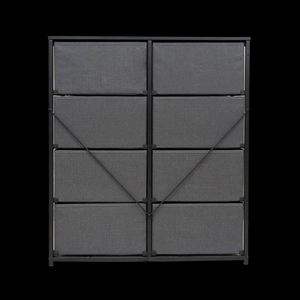 Modern Living Room Fabric <b>Cabinets</b> - Freestanding Durable Stainless Steel MDF Panel Pine Various Colors - Product Image 3