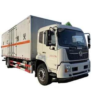 Dongfeng เทียนจินระเบิดวัสดุการขนส่งประเภทการขนส่งสินค้าอันตรายรถตู้รถบรรทุก