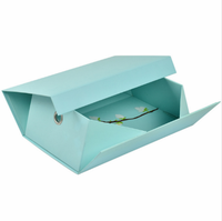 Boîtes cadeaux en carton rose personnalisées en gros avec couvercle magnétique pliable pour perruques