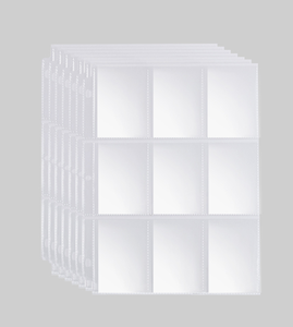 Wholesale 9 Pockets Double Side Trading Card Sleeves <b>Binder</b> Sheets for 3 Ring <b>Binder</b> Trading Cards Compatible with MTG Game Card - Product Image 5