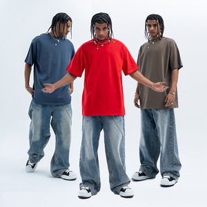 T-shirts pour hommes de grande taille, surdimensionnés, vintage, avec logo graphique personnalisé, 100% coton, respirants, imprimés à l'écran - Product Image 3