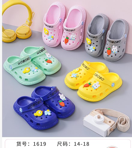 Удобные, Нескользящие, стильные тапочки, детская обувь с отверстиями для наружной носки