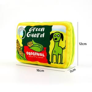 Nieuw Huisdier Pluche Geluidmakend Speelgoed Zacht Ingeblikte Aardappelchip Emmer-Vormig Interactief Verlichten Verveling En Weerstaan Bijten Hondenspeelgoed - Product Image 6