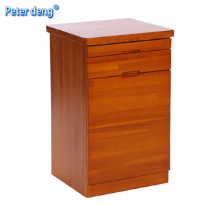 Mesita de noche Peterdeng de madera maciza con cajón de almacenamiento para dormitorio o habitación de hospital - Product Image 4