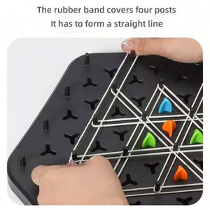 Elarve Multiplayer <b>Puzzle</b> Brain Toys Territories Capture Family Chess Game Portable 2-4 Player Battle Party Toy - Product Image 6