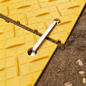 Tapis de protection du sol en HDPE résistant à l'usure, <span class=keywords><strong>panneaux</strong></span> routiers temporaires en plastique - Product Image 1