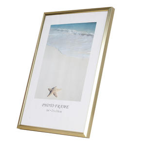 Direkt vom Hersteller: Rechteckiger Bilderrahmen aus Aluminiumlegierung, Kreativer Displayständer, Wandmontage, 5/6/7 Zoll, Moderner Einfacher Vollrahmen - Product Image 1