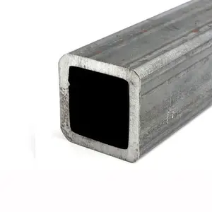 Fabricante Yuantai Derun tubo de acero negro EN10210 S355J2H Procesamiento de acero al carbono soldado tubo de acero Molino de tubos de acero