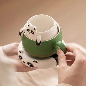 Tasse en céramique de qualité industrielle, tasse à thé, tasse à infuser, tasse à eau de bureau, tasse à café, cadeau - Product Image 3