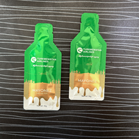 Máquina Empacadora Automática VFFS Pequeña para Sobres Irregulares de 12ml y 15ml, para Miel, Ketchup y Aceite de Oliva