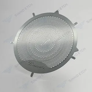 Grille de haut-parleur perforée sur mesure, gravure de photo, maille métallique, maille de haut-parleur en aluminium