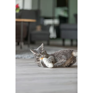 Juguete de Peluche para Perro con Forma de Cara Dormida, 17 cm, Varios Colores, Juguete Suave para Mascotas - Product Image 4