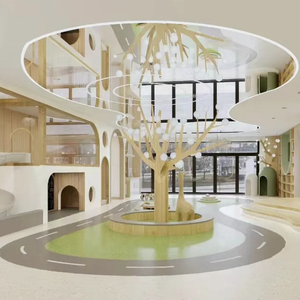 Diseño de Espacio Interior para Guardería, Vestíbulo, Área de Juegos Interior, Diseño de Muebles para Biblioteca de Escuela <span class=keywords><strong>Montessori</strong></span>, Estanterías para Jardín de Infancia - Product Image 1