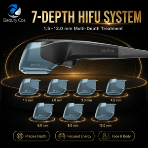 Máquina Profesional de Ultrasonido HIFU Smas de Titanio, 15 Sondas, 7 Profundidades, Radiofrecuencia V-MAX, Reafirmación y Lifting de la Piel para Salón de Belleza, CE - Product Image 3