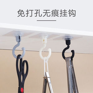 Ceiling Mosquito Net Hook Plastic Rotatable 360 Degree No Drill No Nail Adhesive For Baby Bed Canopy - Product Image 5