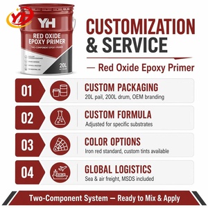 Primaire époxy 2K rouge fer YUHONG pour pipelines d'usines chimiques, résistant aux acides et aux alcalis, primaire époxy haute performance, achat <span class=keywords><strong>en</strong></span> gros - Product Image 6