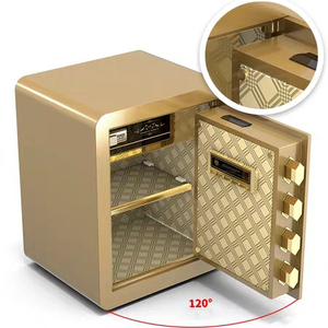 Wholesale Durable <b>Mini</b> Safe <b>Box</b> ABS Zinc Alloy Black Electronic Cash Money Jewelry Safe for Home Hotel Office Safety - Product Image 3