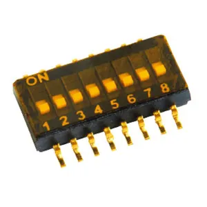 2.54 vertical DIP switch 6 position 2.54MM blue straight dip switchesDS- 1/2/3/4/5/6/7/8/9/10/12 bit switch