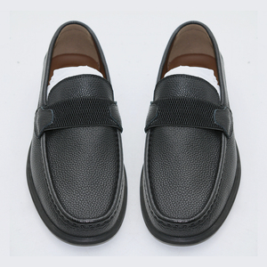 LANCI OEM Mocassins épais de <span class=keywords><strong>luxe</strong></span> pour hommes fabriqués en usine Mocassins imperméables en <span class=keywords><strong>daim</strong></span> et chaussures en cuir Style de marche à la mode - Product Image 4