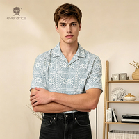 Chemise Homme en Dentelle Extensible à Motifs Floraux, 145 g/m², Polyester Spandex, Broderie Cubaine, Chemise de Resort, Largeur 155 cm