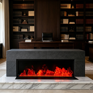 Cheminées à vapeur d'eau de luxe pour intérieur et extérieur, technologie de flamme froide pour terrasse de complexe hôtelier, bord de piscine, jardin, salon - Product Image 4