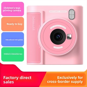 Pink Kids Instant <b>Print</b> <b>Camera</b> with 16X Zoom and Built-in Printer for 3-6 Years Old Children Educational Toy - Product Image 2