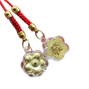 Breloque de téléphone portable à thème floral, pendentif en métal doré, design rotatif porte-bonheur, cadeau personnalisé - Product Image 5
