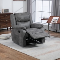 Modernes Design Einsitziger Stoff-Relaxsessel Klappbarer Massage-Freizeitstuhl für Zuhause Büro und Wohnzimmer