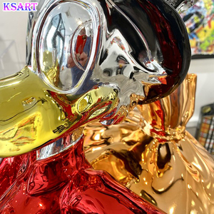 Nghệ thuật hiện đại & đương đại ngồi picsou chú scoodge ngồi picsou chú scoodge chú scrooge mcduck Triệu Phú tượng - Product Image 5