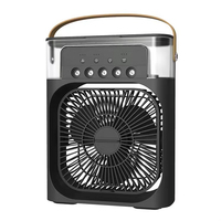 Ventilateur portable USB multifonction : humidificateur, rafraîchisseur d'air personnel, brumisateur pour téléphone portable et ventilateur de bureau