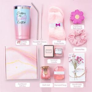 Regalo di Compleanno, <span class=keywords><strong>Tazza</strong></span> in Ceramica con Tulipano, Coperchio e Cucchiaio, Design Romantico per Ragazze, Migliori <span class=keywords><strong>Amiche</strong></span>, San Valentino, Festa della Mamma, Confezione Regalo - Product Image 3