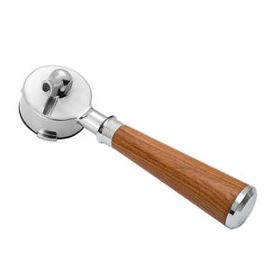 Portafiltro de café sin fondo de acero inoxidable Delonghi E61 de 51mm, 54mm, 58mm para máquina de espresso - Product Image 4