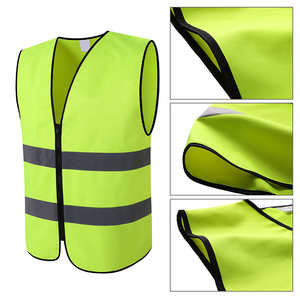Chaleco <span class=keywords><strong>de</strong></span> Seguridad Reflectante <span class=keywords><strong>de</strong></span> Alta Visibilidad con Cierre <span class=keywords><strong>de</strong></span> Cremallera para Trabajos <span class=keywords><strong>de</strong></span> <span class=keywords><strong>Construcción</strong></span>, <span class=keywords><strong>Ropa</strong></span> <span class=keywords><strong>de</strong></span> <span class=keywords><strong>Trabajo</strong></span> Reflectante, Personalización Gratuita - Product Image 2