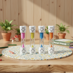 Minuteur de brossage des <span class=keywords><strong>dents</strong></span> <span class=keywords><strong>pour</strong></span> enfants en forme de dent mignonne |   <span class=keywords><strong>Sablier</strong></span> en plastique coloré <span class=keywords><strong>pour</strong></span> enfants, idéal <span class=keywords><strong>pour</strong></span> <span class=keywords><strong>les</strong></span> soins dentaires, durée 1/2/3/5 minutes, cadeau - Product Image 4